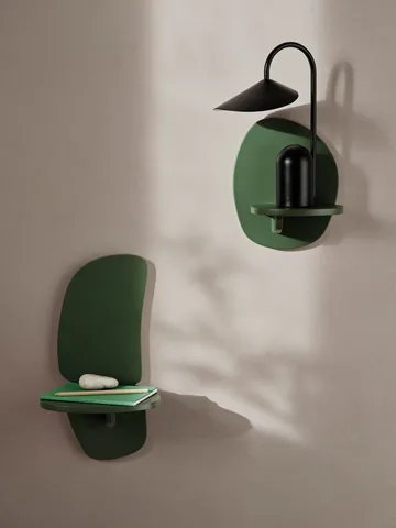Pilu wall shelf 40 cm - Verdant Green - Ferm Living