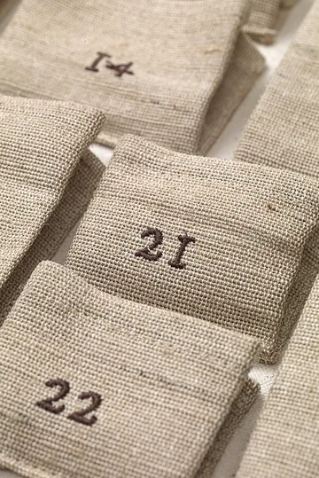 Pine advent calendar - Mini, 50x69 cm - Ferm Living
