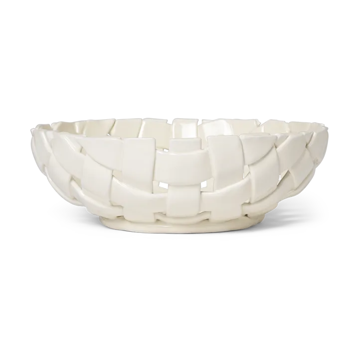 Plait bowl Ø30 cm - Off white - Ferm Living