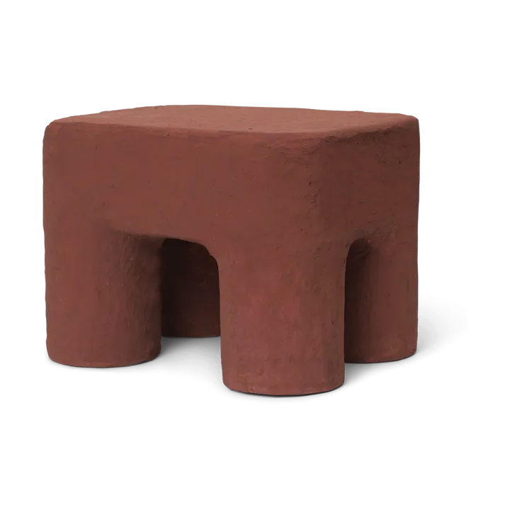 Podo stool - Red Brown - Ferm Living