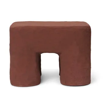 Podo stool - Red Brown - Ferm Living