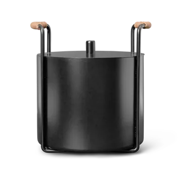 Port kindling and ash bucket - Black - Ferm Living