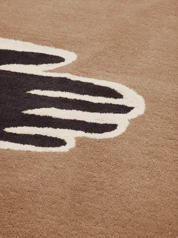 Pose rug - Coffee-off white, 140x200 cm - Ferm Living