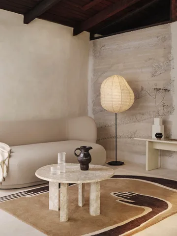 Pose rug - Coffee-off white, 140x200 cm - Ferm Living