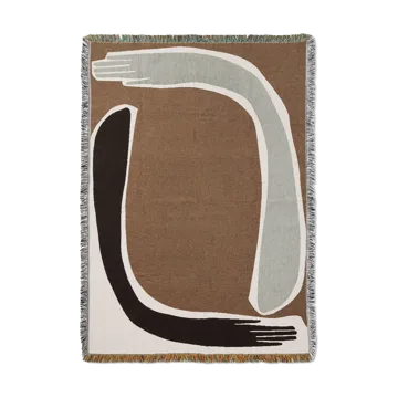 Pose Tapestry throw 120x170 cm - Coffee - Ferm Living