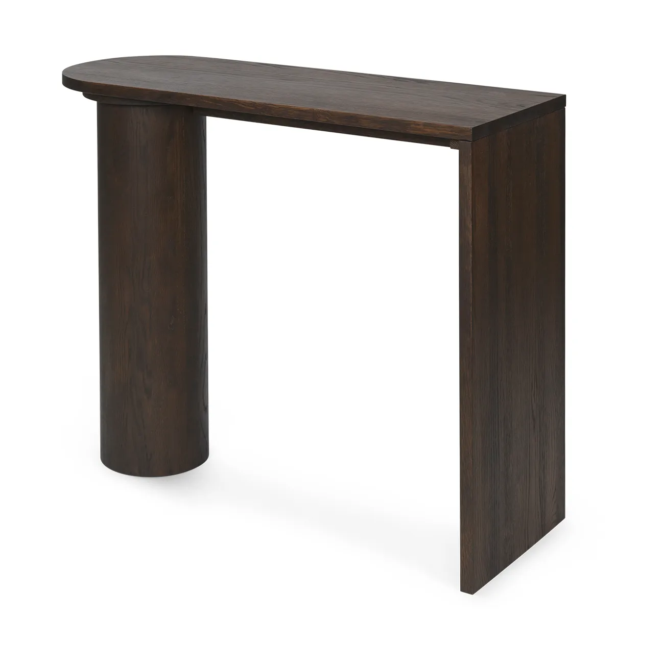 Pylo Console Table side table 85x36x100 cm, Dark Stained Oak Ferm Living
