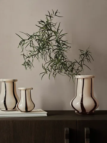 Riban vase 15 cm - Cream - Ferm Living