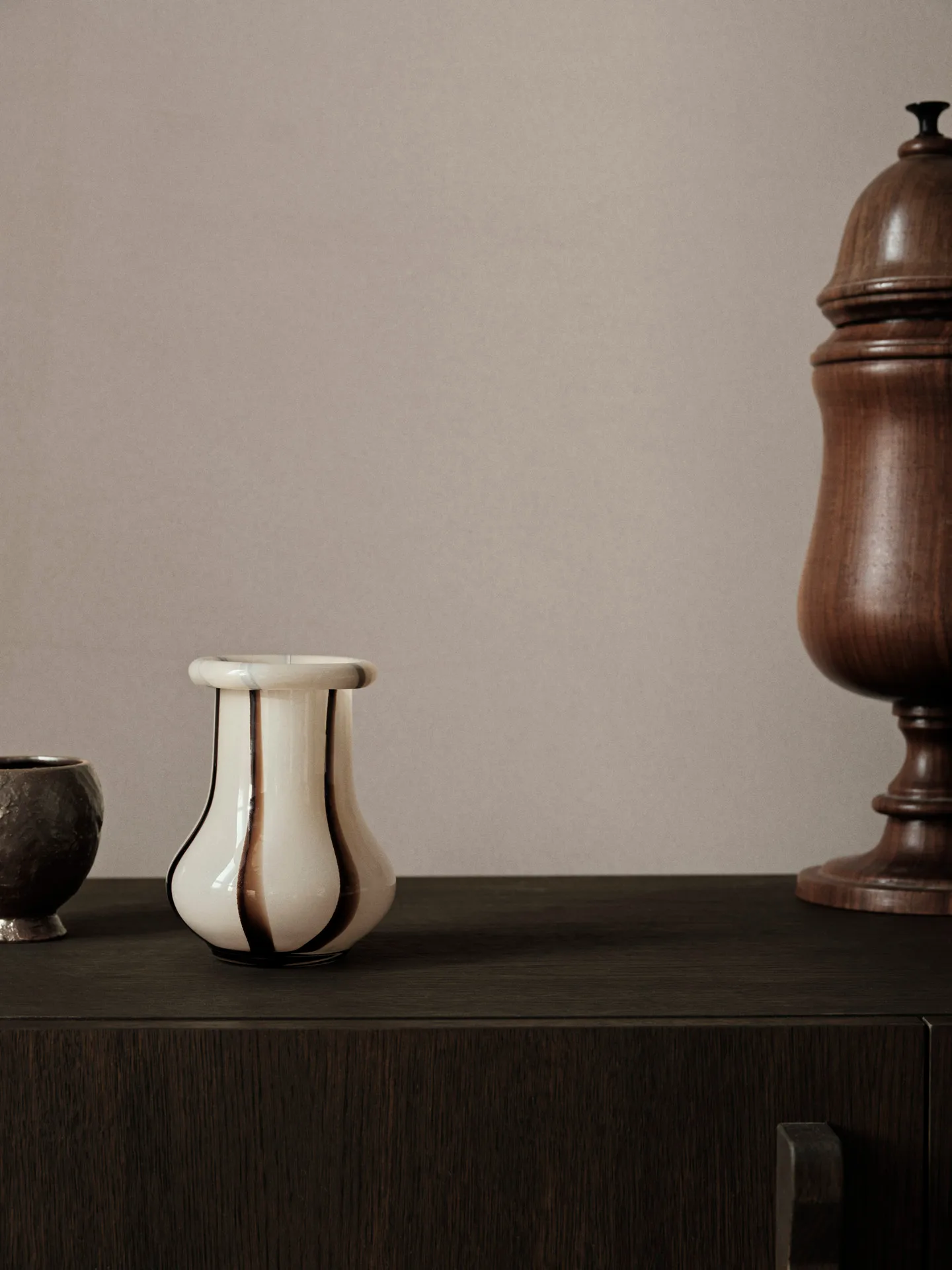 Riban vase 15 cm, Cream Ferm Living