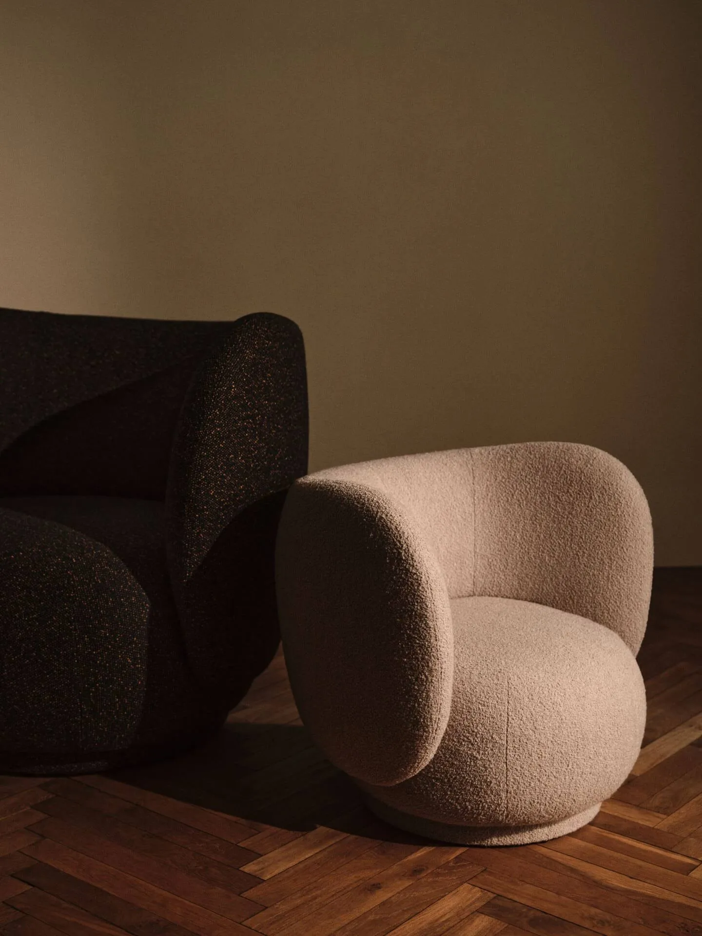 Rico kids lounge chair armchair, Natural Ferm Living