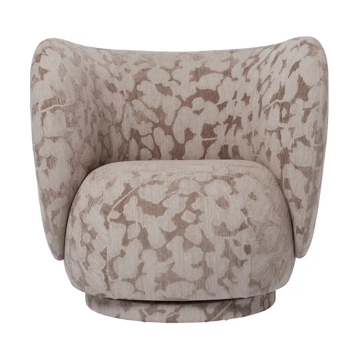 Rico lounge chair - Cilla-Taupe - Ferm Living