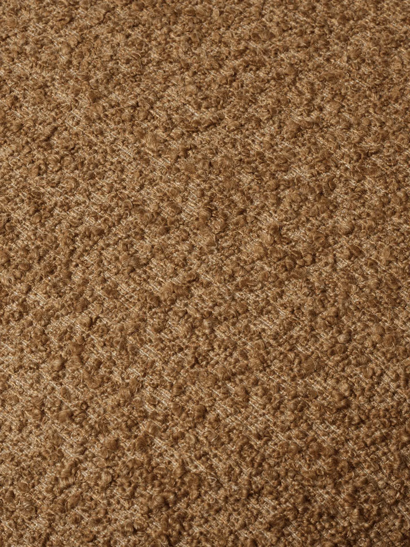 Rico lounge chair raw bouclé piccolo armchair, Tan Ferm Living