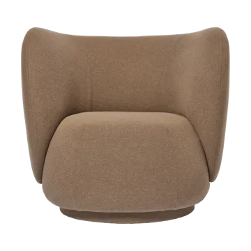 Rico lounge chair swivel - Autum-0361 Dark Sand - Ferm Living