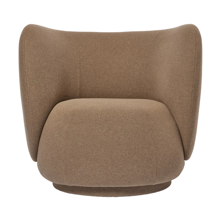 Rico lounge chair swivel - Autum-0361 Dark Sand - Ferm Living