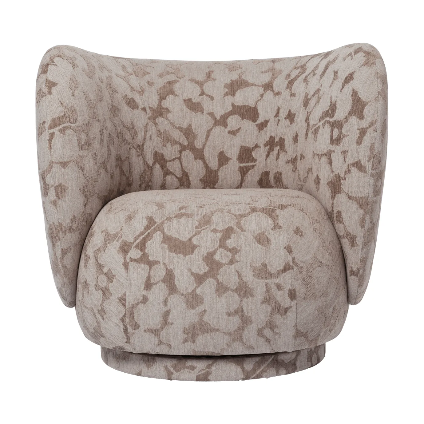Rico lounge chair swivel, Cilla-Taupe Ferm Living