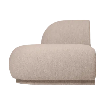 Rico open sofa module L - Soft bouclé-natural - Ferm Living