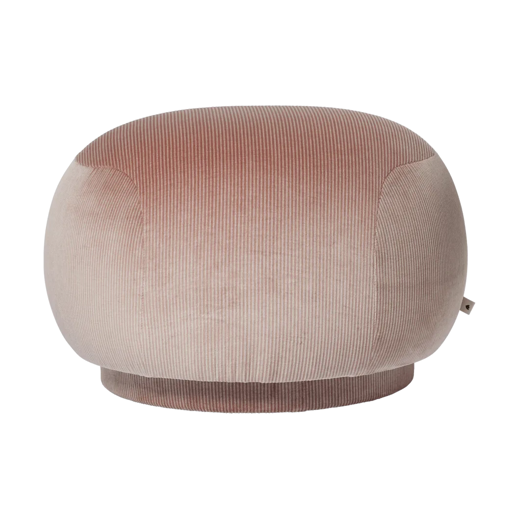 Rico pouf, Devoré Velvet-blush Ferm Living