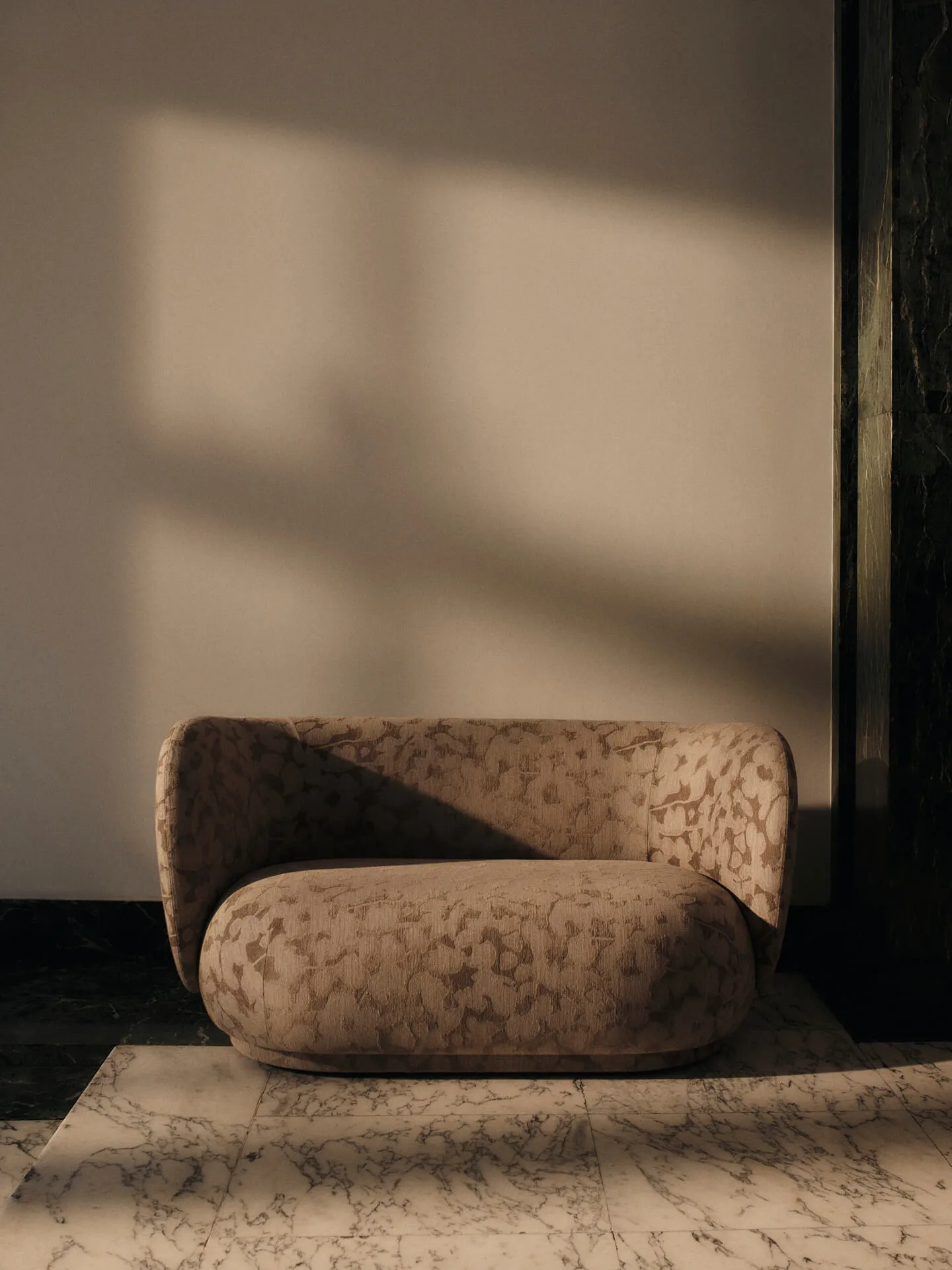 Rico sofa 2-seat, Cilla-Taupe Ferm Living