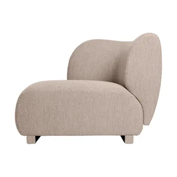Rico sofa module armrest L Soft Bouclé - Natural - Ferm Living