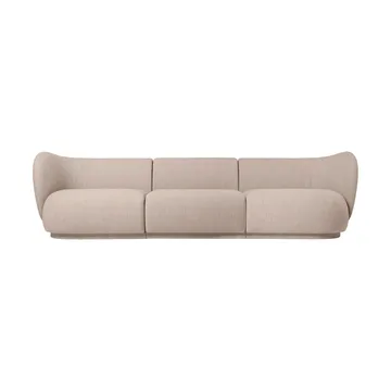 Rico sofa module armrest L Soft Bouclé - Natural - Ferm Living