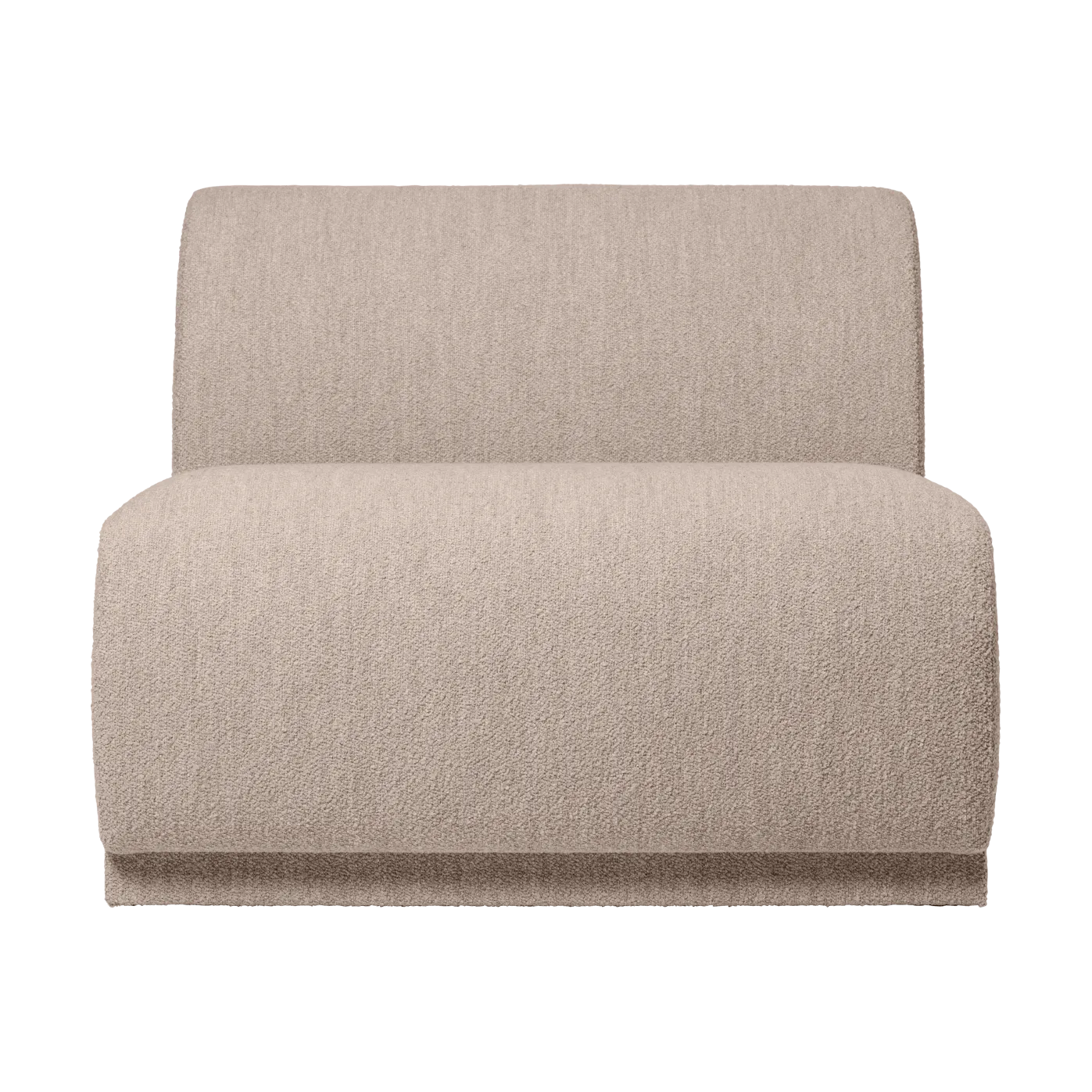 Rico sofa module center Soft Bouclé, Natural Ferm Living