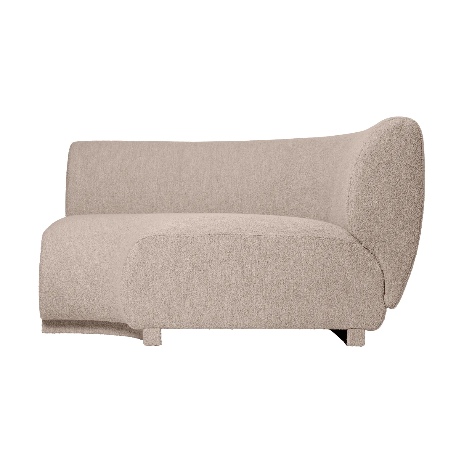 Rico sofa module corner 90 Soft Bouclé, Natural Ferm Living