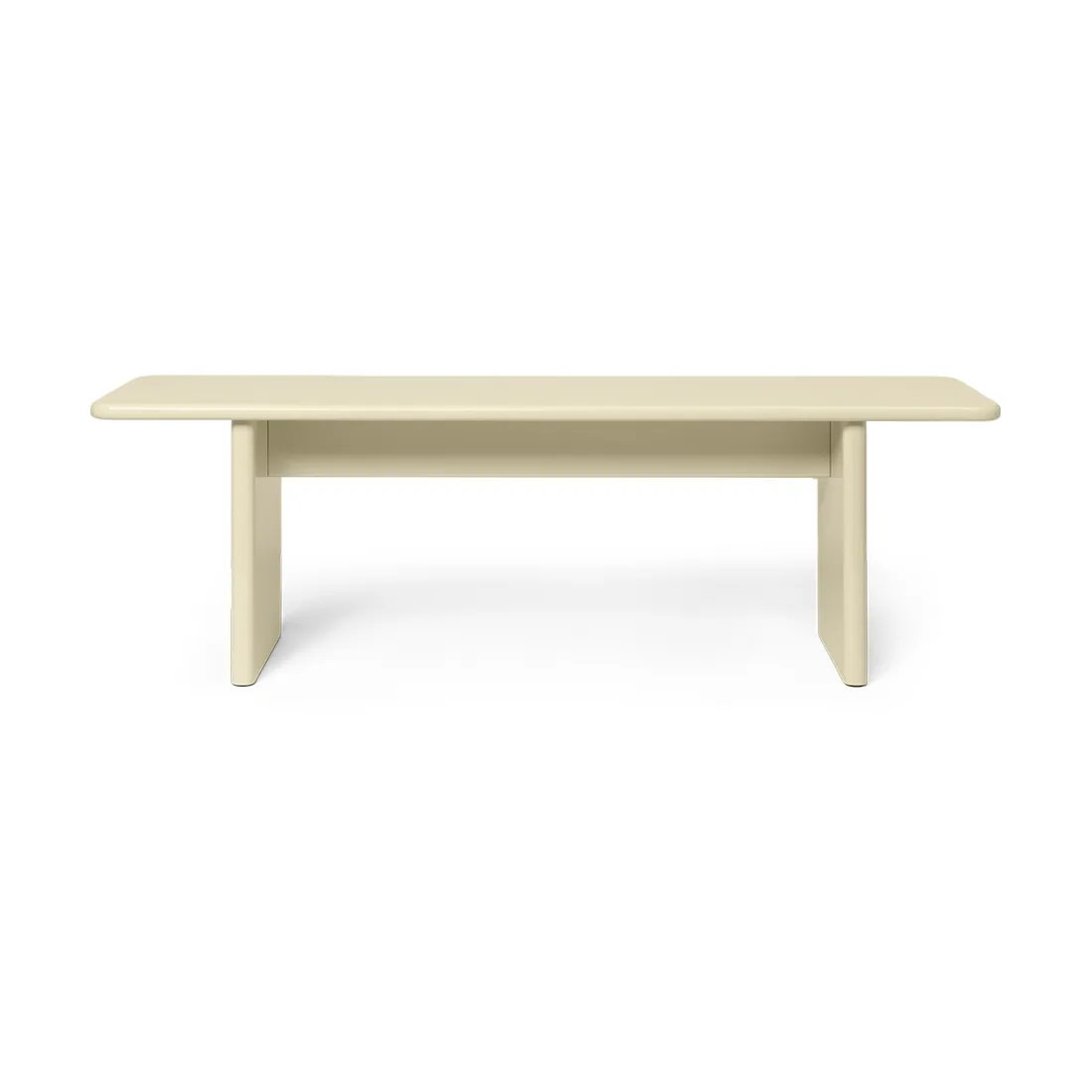 Rink bench 140 cm, Eggshell Ferm Living