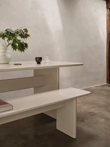 Rink bench 200 cm - Eggshell - Ferm Living