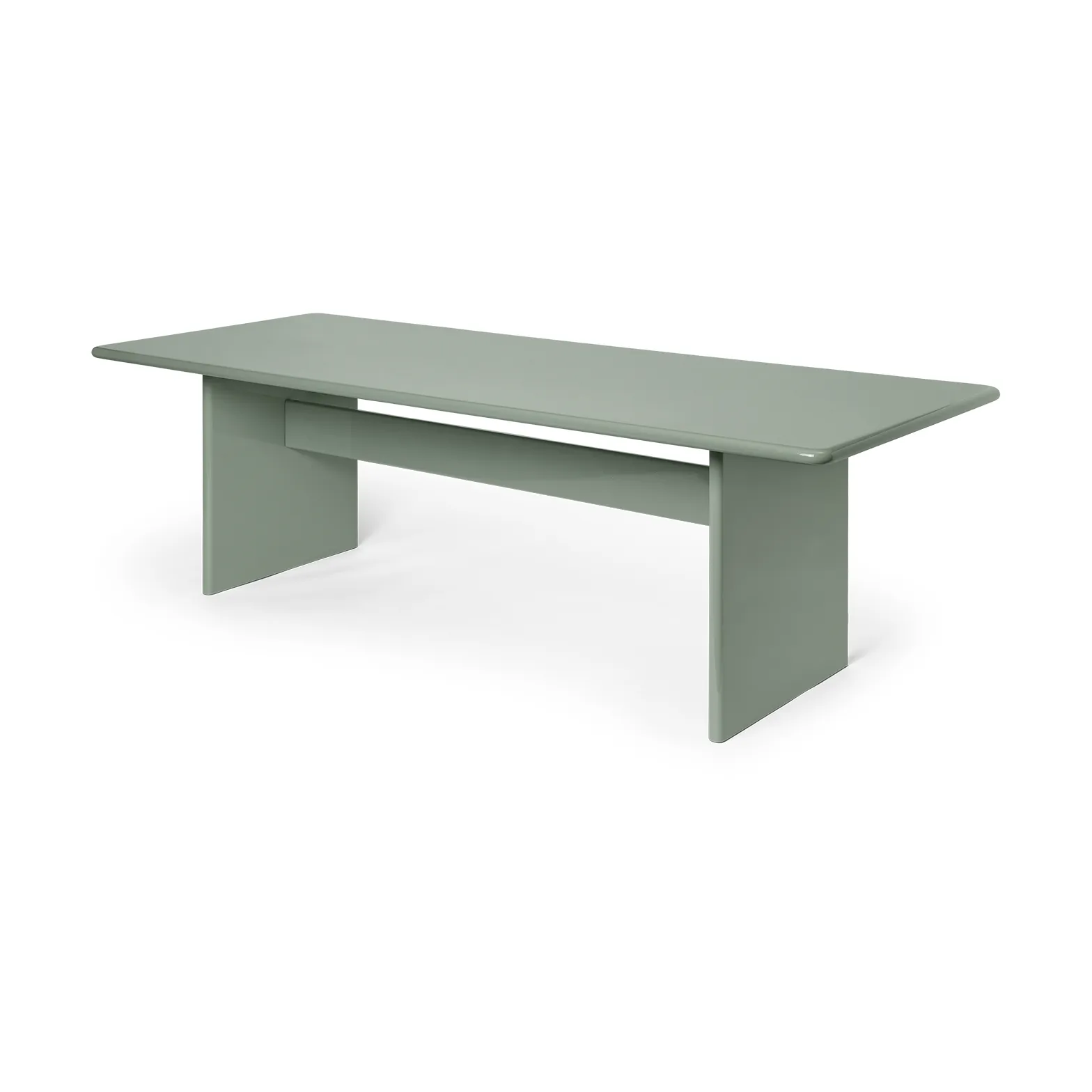 Rink dining table large 240x90x74 cm, Tea green Ferm Living
