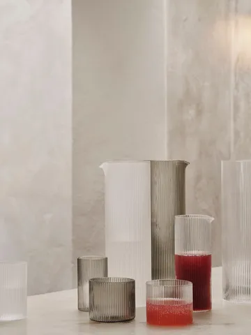 Ripple carafe 1,12 L - Frosted - Ferm Living