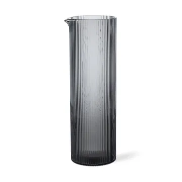 Ripple carafe 1,12 L - Smoked grey - Ferm Living