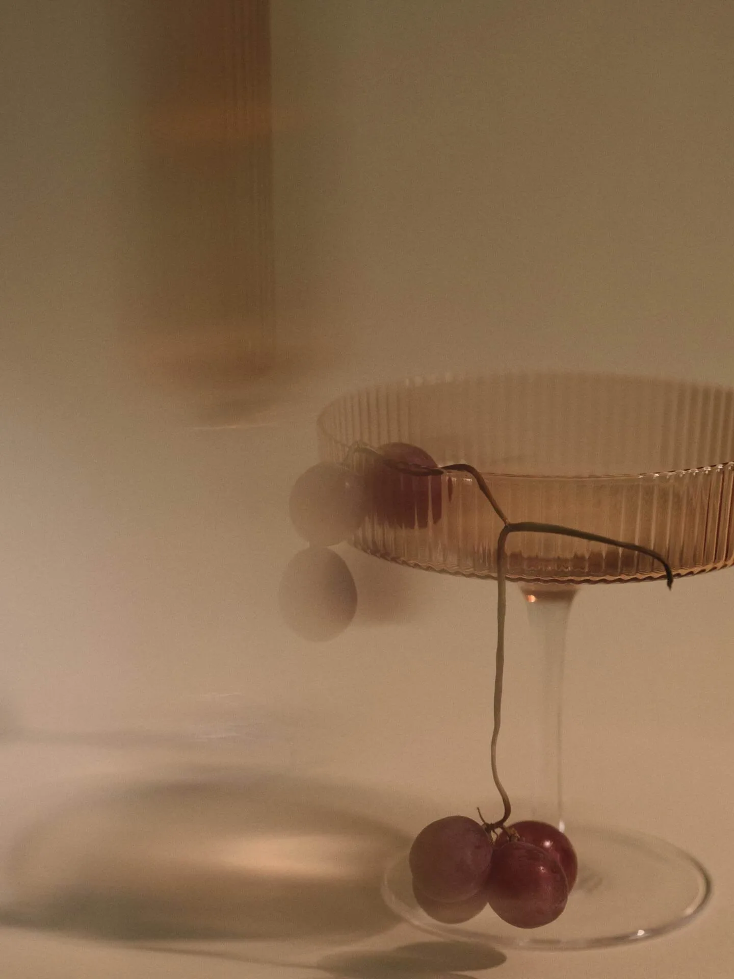 Ripple champagne glass 2-pack, Blush Ferm Living
