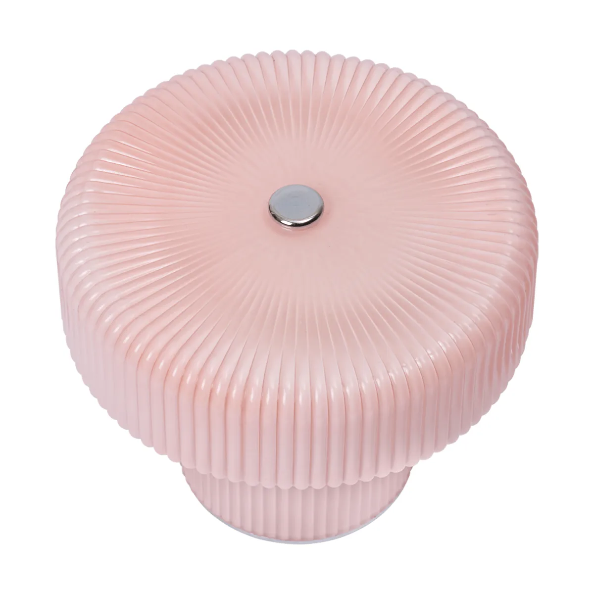 Ripple portable table lamp 10 cm, Pale rose Ferm Living