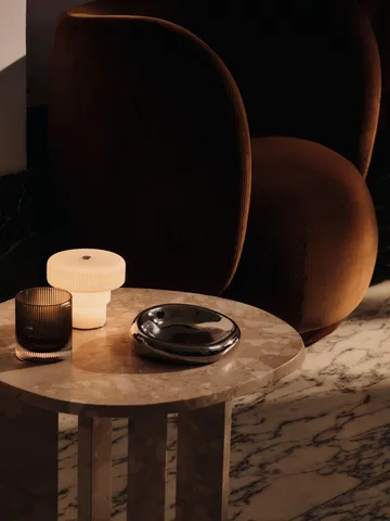 Ripple portable table lamp 10 cm - White - Ferm Living
