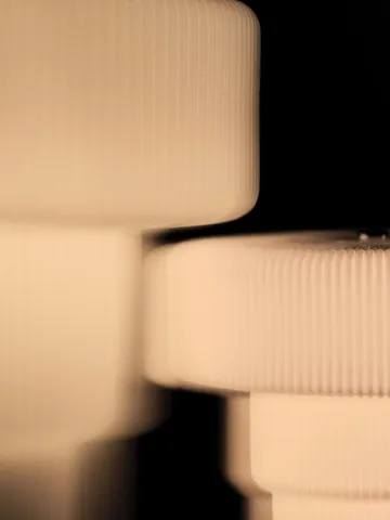 Ripple portable table lamp - White, 16.5 cm - Ferm Living
