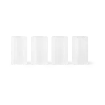 Ripple verrines serving glass 14 cl 4-pack - Frosted - Ferm Living