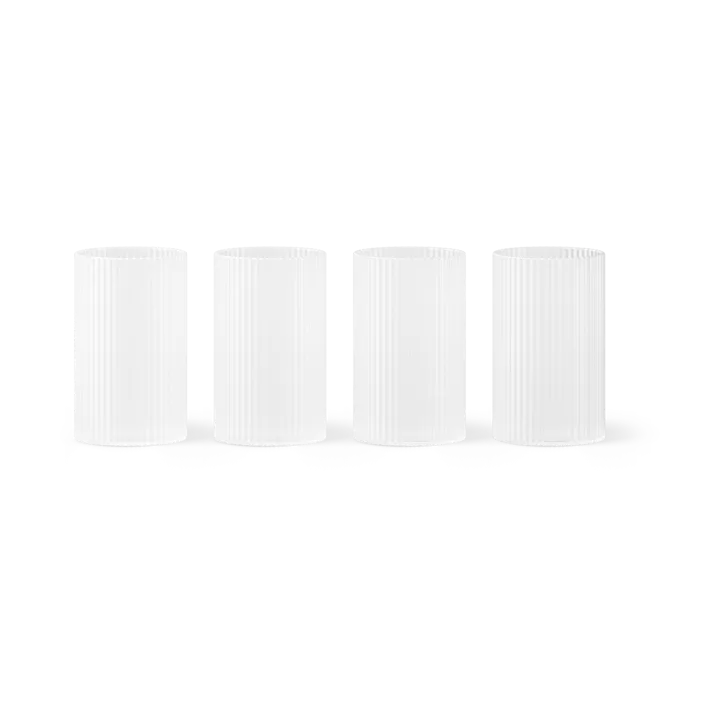 Ripple verrines serving glass 14 cl 4-pack - Frosted - Ferm Living