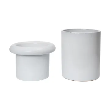Rollo pot Ø31x36 cm - White - Ferm Living