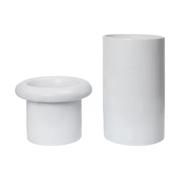 Rollo pot Ø31x46 cm - White - Ferm Living