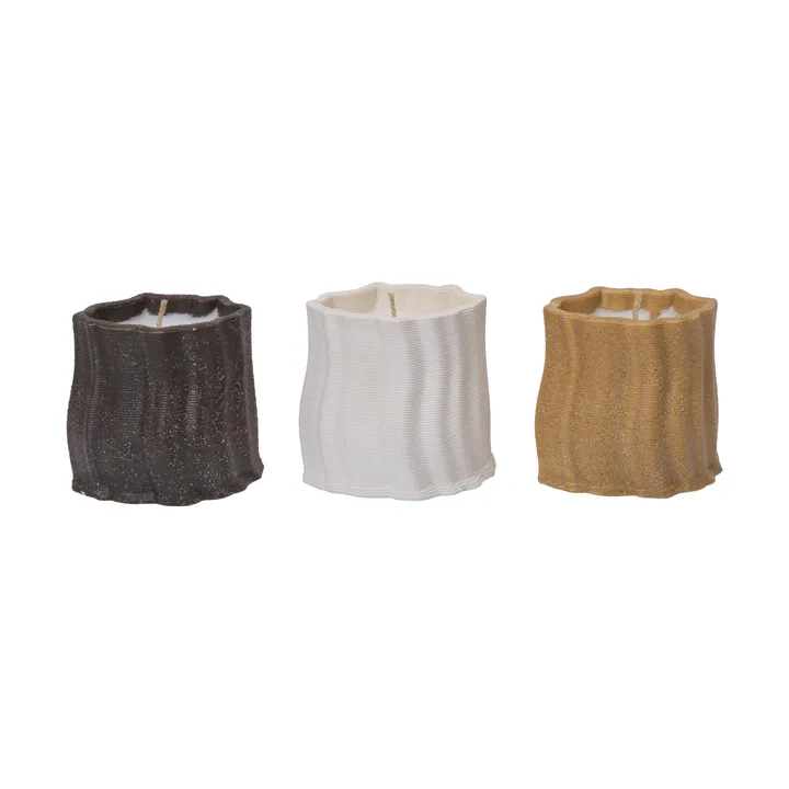 Rylith scented candle 13h 3 pieces - Figs, lemongrass, chamomile - Ferm Living