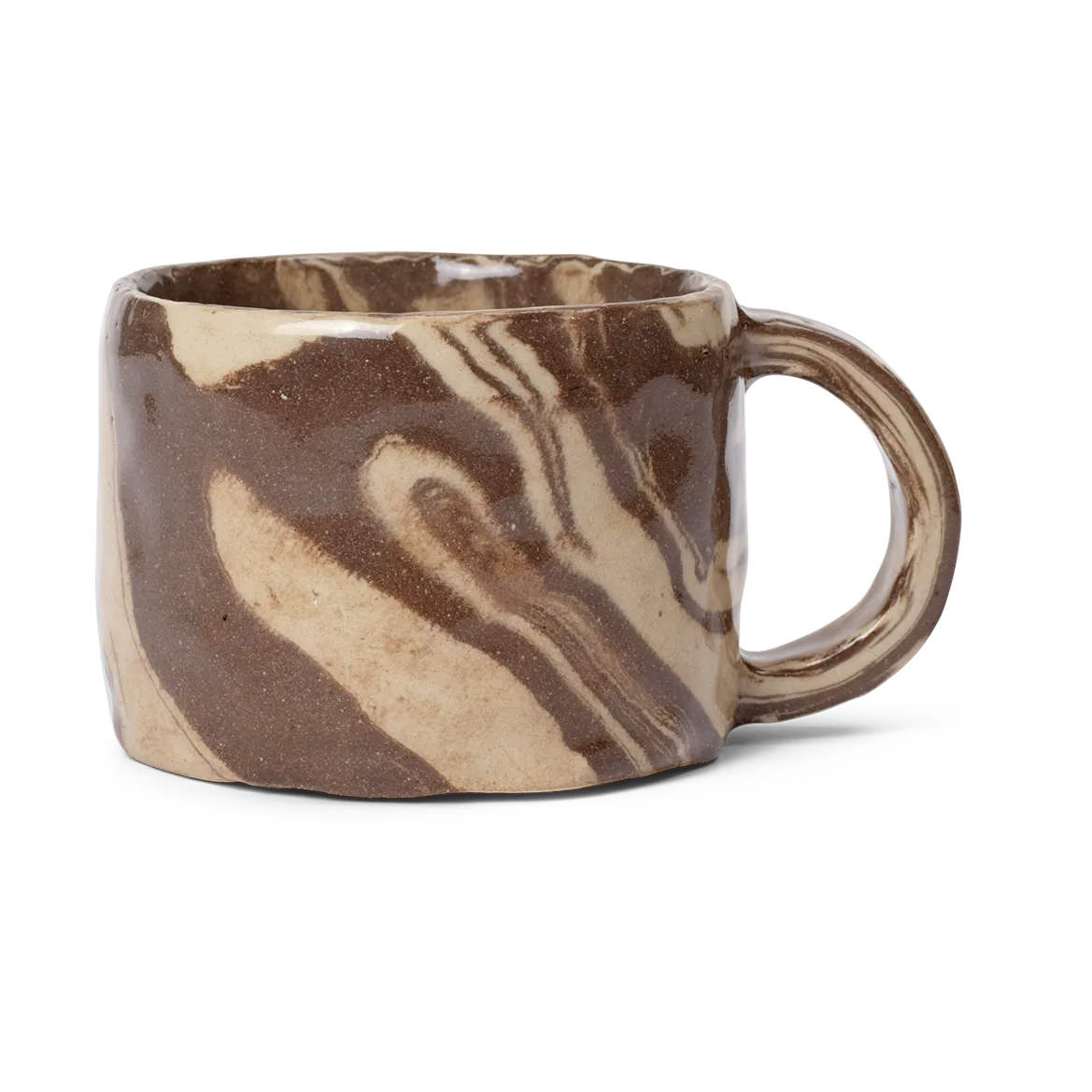 Ryu mug low 20 cl, Sand brown Ferm Living