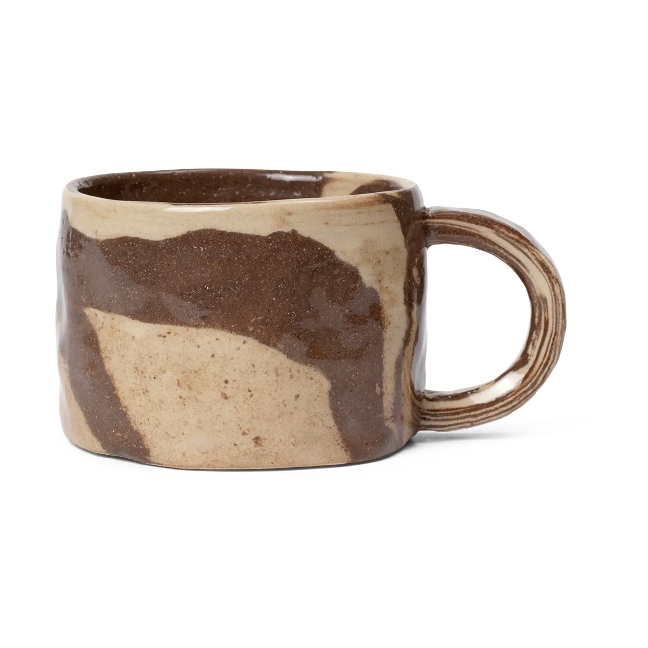 Ryu mug low 20 cl, Sand brown Ferm Living