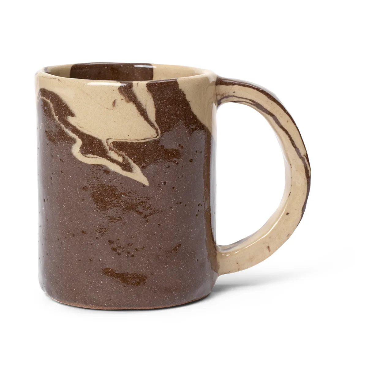 Ryu tall mug 30 cl, Sand brown Ferm Living