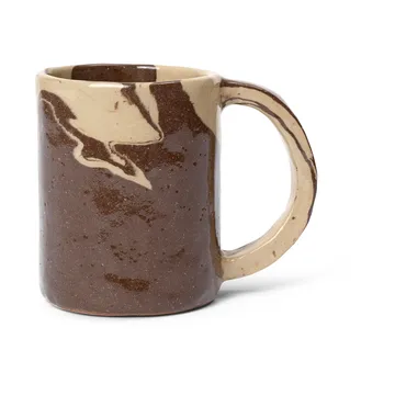 Ryu tall mug 30 cl - Sand brown - Ferm Living