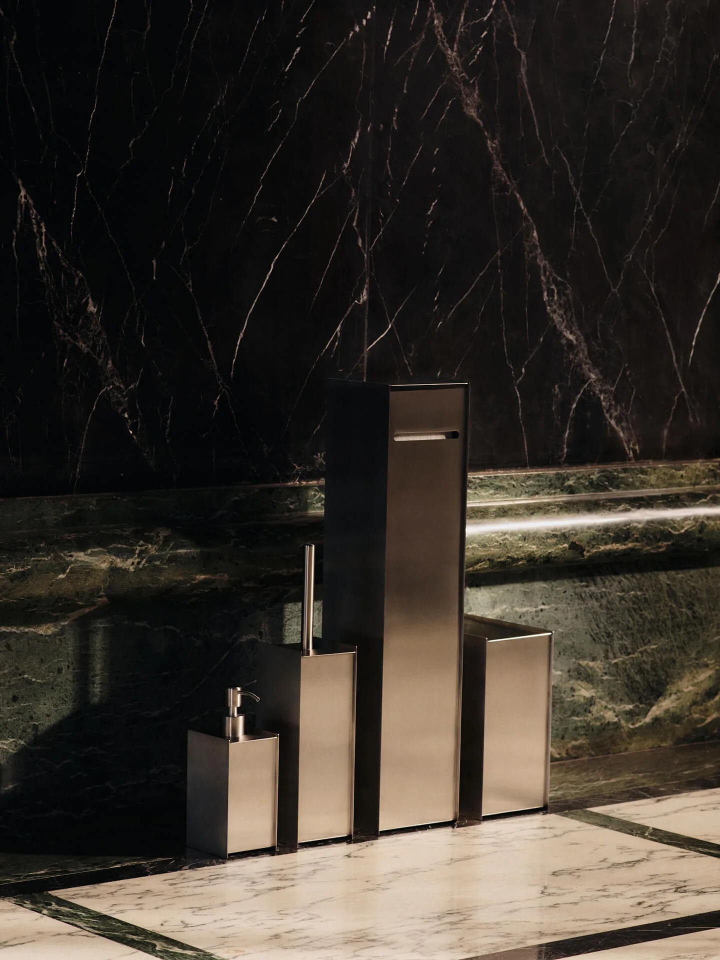 Sama toilet paper holder, Brushed stainless steel Ferm Living