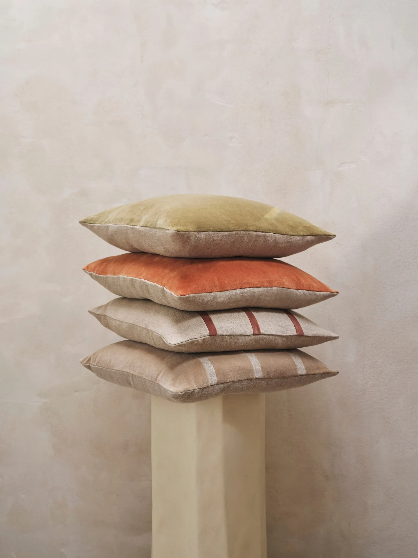 Senti cushion 50x50 cm, Baked clay Ferm Living