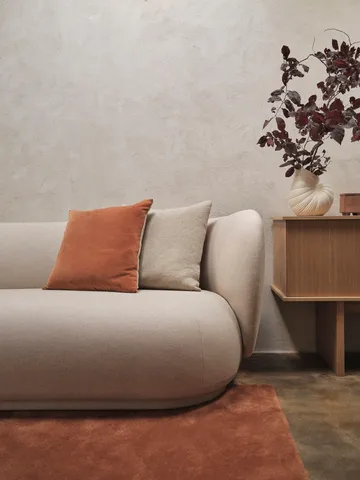 Senti cushion 50x50 cm - Baked clay - Ferm Living