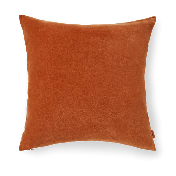 Senti pillowcase 50x50 cm - Baked clay - Ferm Living