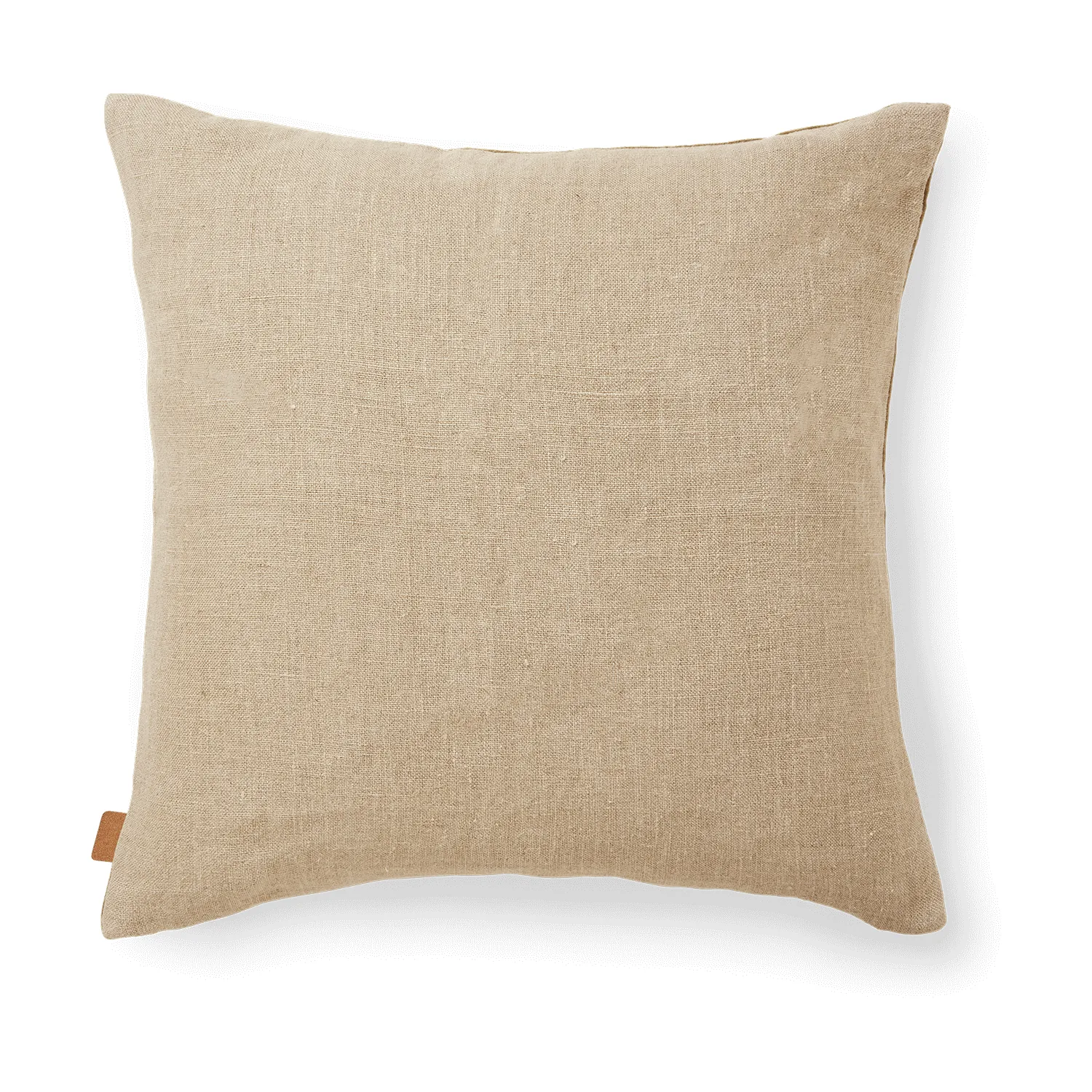 Senti Stripe pillowcase 50x50 cm, Linen-carob brown Ferm Living