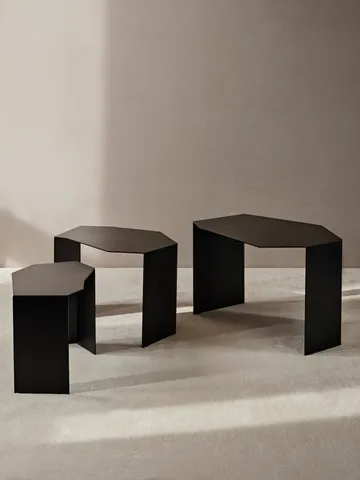 Shard cluster table 3-pack - Black - Ferm Living