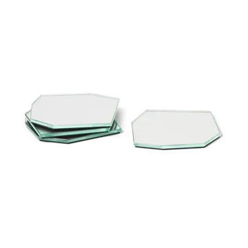 Shard coaster 4-pack - Mirror - Ferm Living